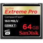 SANDISK CF Extreme Pro (R/W: 160/150 MB/s, UDMA 7) 64 GB memória