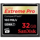 SANDISK CF Extreme Pro (R/W: 160/150 MB/s, UDMA 7) 32 GB memória