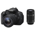 EOS-700D + 18-55 IS STM + 55-250 IS STM