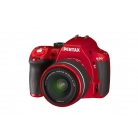 K-50 piros + DA-L 18-55 WR piros