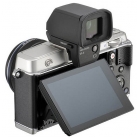 E-P5 ezüst + 14-42 II R ezüst + VF-4 kereső E-P5 ezüst + 14-42 II R ezüst + VF-4 kereső