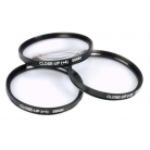 makró szett +1, +2, +4 dioptriás előtétlencsékkel tokban 72 mm