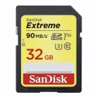 173355 SD-HC Extreme (R/W:90/40MB/s) 32GB Cl.10memóriakártya,U3 *