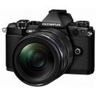 OM-D E-M5II váz fekete + 12-40 mm PRO fekete OM-D E-M5II váz fekete + 12-40 mm PRO fekete