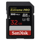 SANDISK 173373 SD-HC Extreme Pro (R/W:300/260MB/s) 32GB Cl.10 UHS-II,U3 *