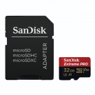 microSD-HC Extreme Pro 32 GB (R:100,W:90MB/s), V30+Rescue
