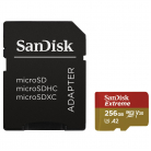 183507 microSD-XC ExtremePro(R/W:160/90MB/s) 256GB,UHS-3,A2,V30
