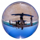 Lensball Optikai Üveggömb 60 mm, mobilos és normál fotózáshoz