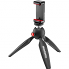 Pixi fekete mini Tripod univerzális okostelefon tartóval