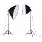 LED Vlogger szett (2x 50W)