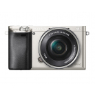 ILCE-A6000L fényképezőgép, ezüst + 16-50 mm