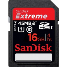 SD-HC Extreme (R: 45 MB/s) 16 GB Class 10 UHS-1 3D memóriakártya