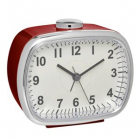 60.1032.05 Analogue Alarm Clock red