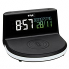 60.2028.01 Digital Alarm Clock with. wireless Charger