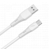 AVAX CB3301 18W USB-A -> USB-C töltő kébel, 1,5m fehér