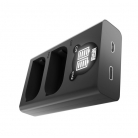 DL-USB-C duplatöltő DMW-BLK22 akkumulátorhoz