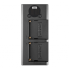 (Sony) DL-USB-C dupla töltő NP-F550/770/970 akkumulátorokhoz