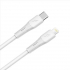 AVAX CB3310 27W USB-C -> Lightning gyorstöltő kábel, 1,5m fehér